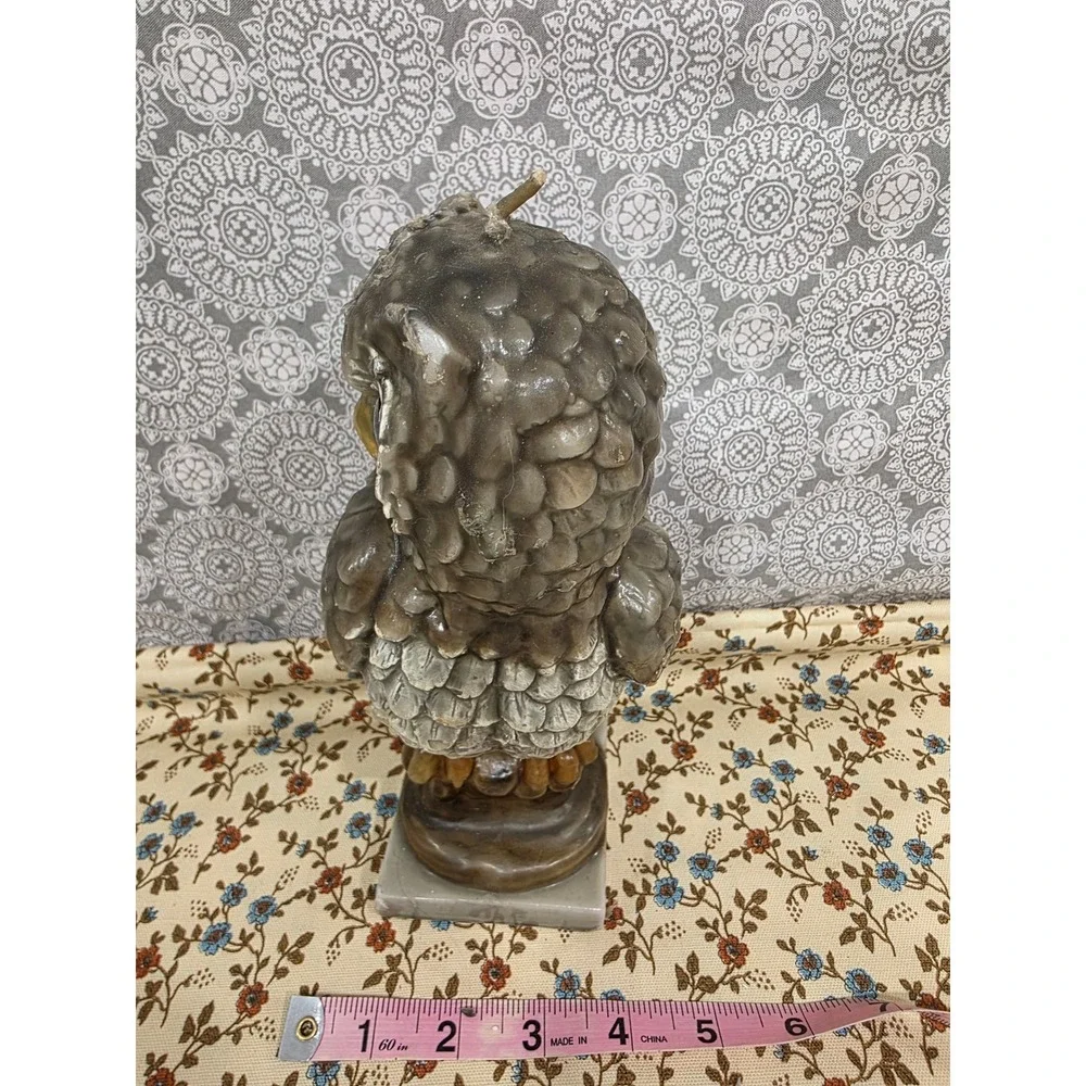 Village Candles Owl Candle Handcrafted‎ Christians Gatlinburg Tennessee Decor